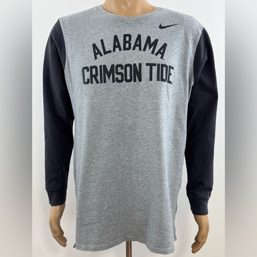 Nike Men's Alabama Crimson Tide Long Sleeve Two Tone T-Shirt, Size Large